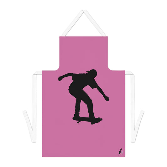 Adult Apron: Skateboarding Lite Pink