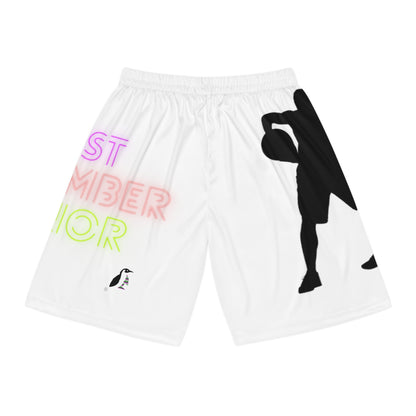 Basketball Shorts: Basketball White 