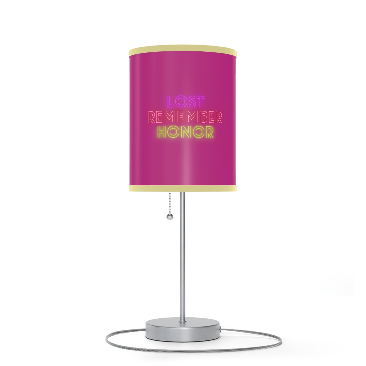 Lamp on a Stand, US|CA plug: Football Pink 