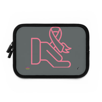 Laptop Sleeve: Fight Cancer Dark Grey