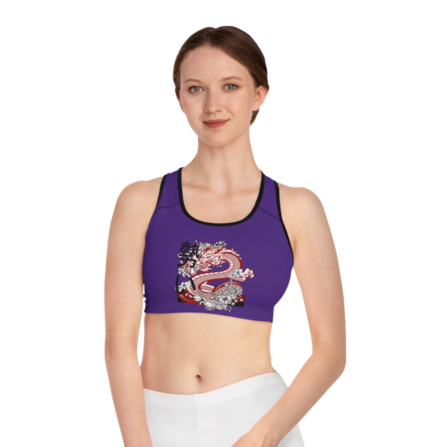 Sports Bra: Dragons Purple