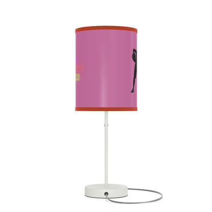 Lamp on a Stand, US|CA plug: Basketball Lite Pink