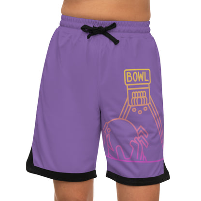 Basketball Rib Shorts: Bowling Lite Purple