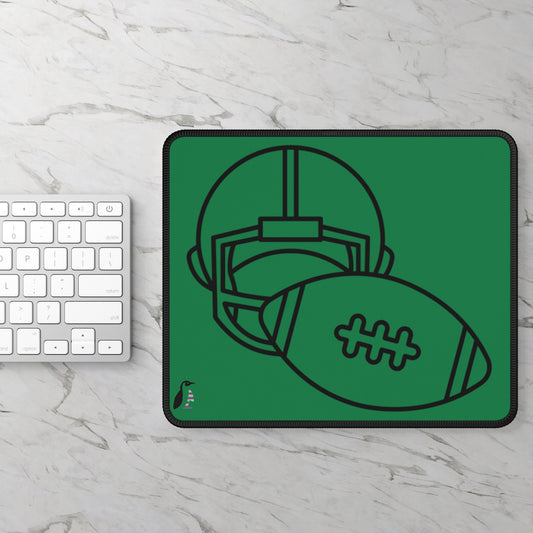 Gaming Mouse Pad: Football Dark Green