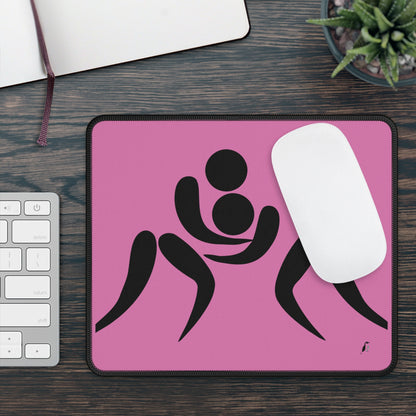 Gaming Mouse Pad: Wrestling Lite Pink