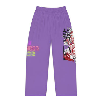 Women's Pajama Pants: Dragons Lite Purple