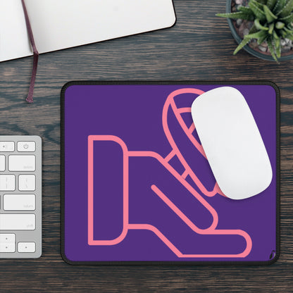 Gaming Mouse Pad: Fight Cancer Purple