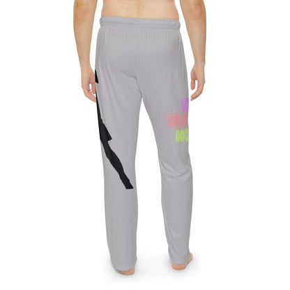 Men's Pajama Pants: Soccer Lite Grey