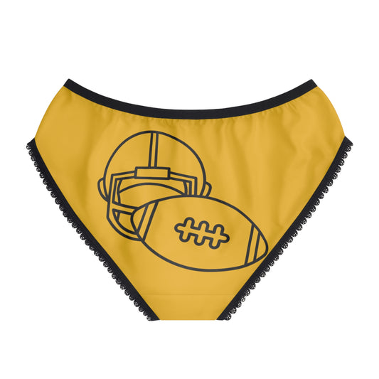 Women's Briefs: Football Yellow