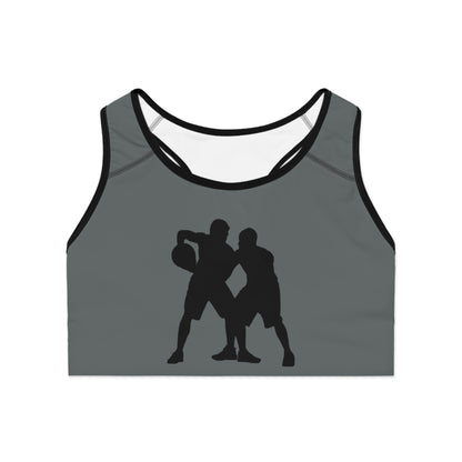 Sports Bra: Basketball Dark Grey