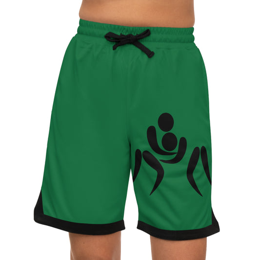 Basketball Rib Shorts: Wrestling Dark Green