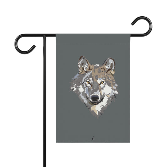 Garden & House Banner: Wolves Dark Grey