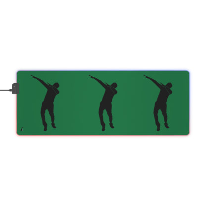 LED Gaming Mouse Pad: Dance Dark Green