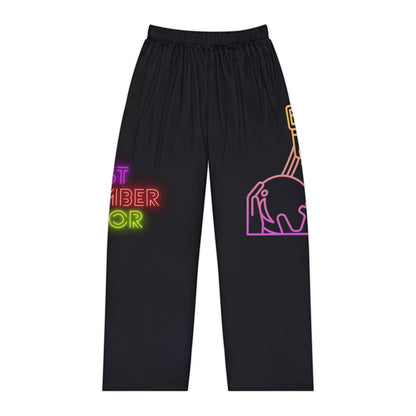 Women's Pajama Pants: Bowling Black