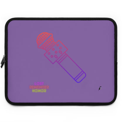 Laptop Sleeve: Music Lite Purple