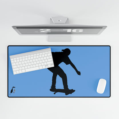 Desk Mats: Skateboarding Lite Blue