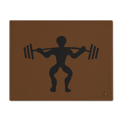 Placemat, 1pc: Weightlifting Brown