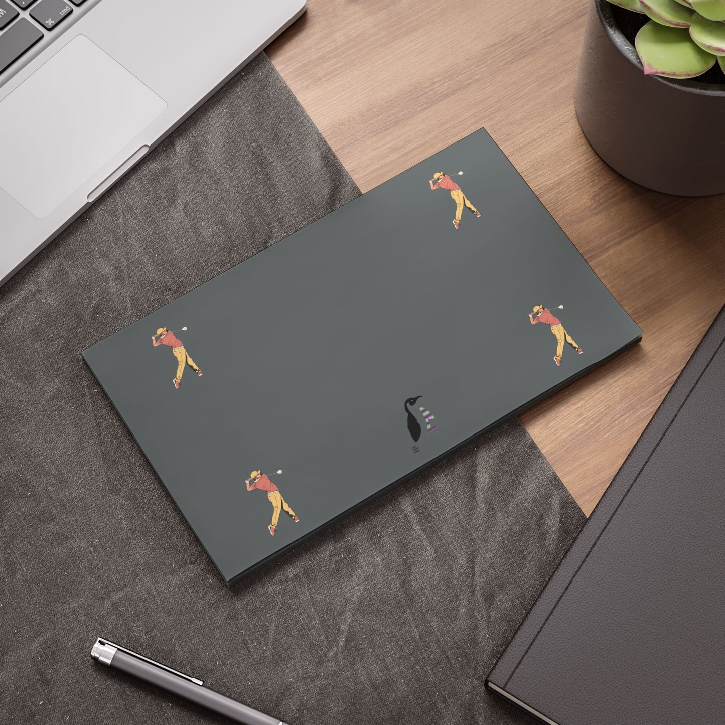 Post-it® Note Pads: Golf Dark Grey