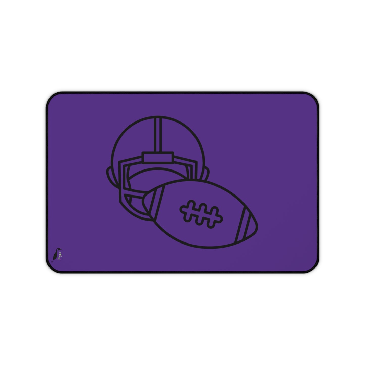 Desk Mat: Football Purple