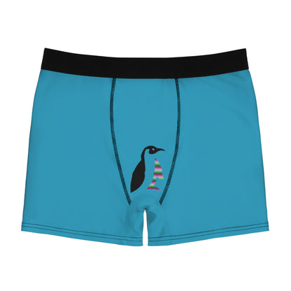 Men's Boxer Briefs: Lost Remember Honor Turquoise