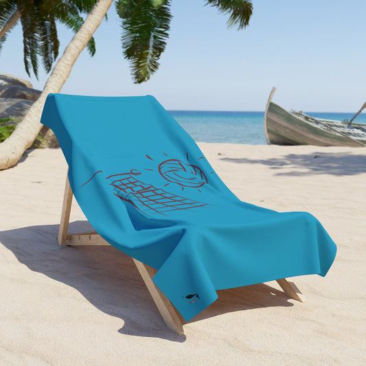 Beach Towel: Volleyball Turquoise