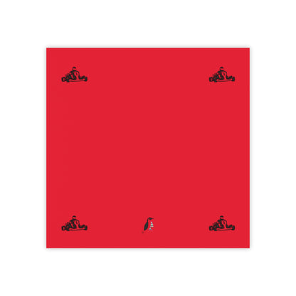 Post-it® Note Pads: Racing Dark Red