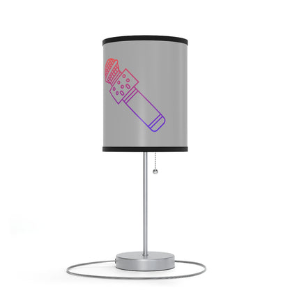 Lamp on a Stand, US|CA plug: Music Lite Grey