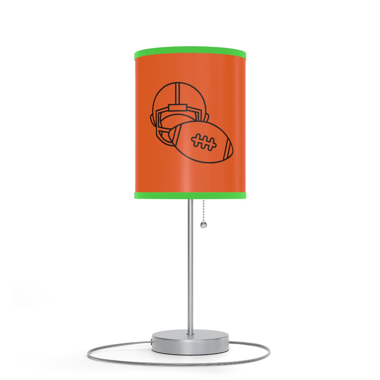 Lamp on a Stand, US|CA plug: Football Orange 