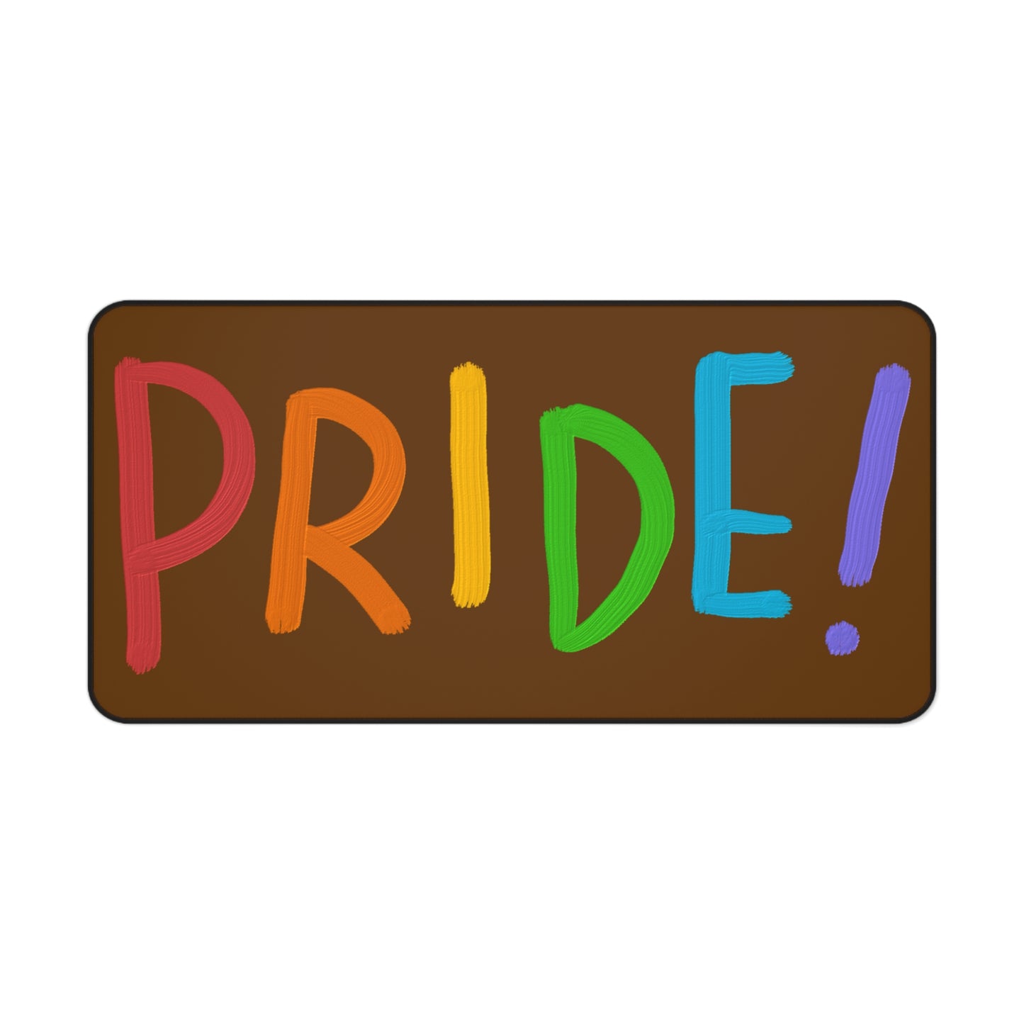 Desk Mat: LGBTQ Pride Brown