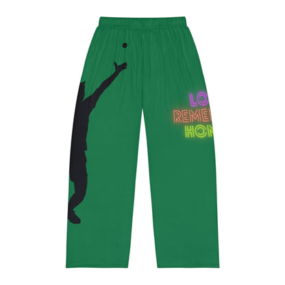 Men's Pajama Pants: Tennis Dark Green