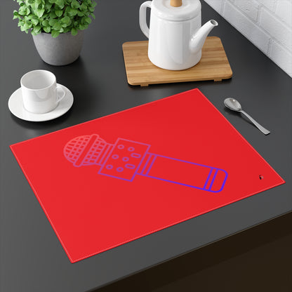 Placemat, 1pc: Music Red