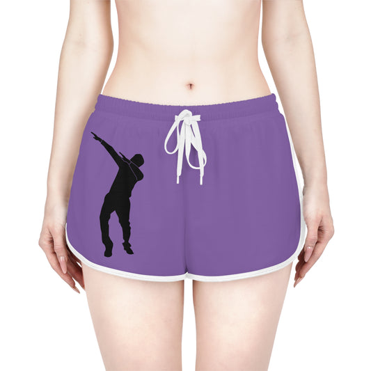 Women's Relaxed Shorts: Dance Lite Purple