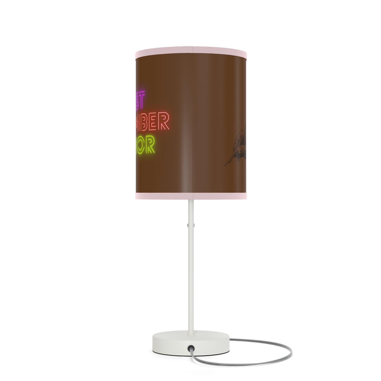 Lamp on a Stand, US|CA plug: Writing Brown