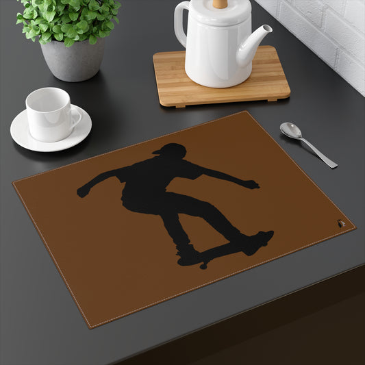 Placemat, 1pc: Skateboarding Brown