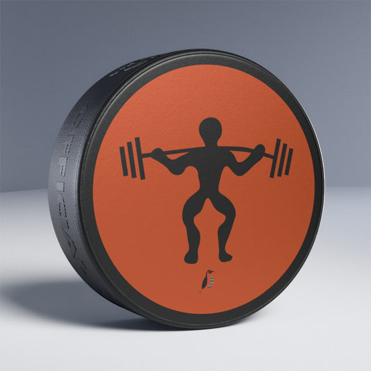 Hockey Puck: Weightlifting Orange