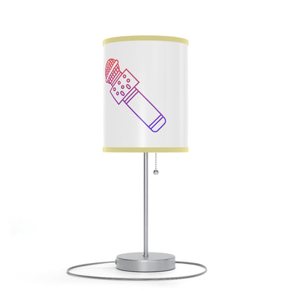 Lamp on a Stand, US|CA plug: Music White