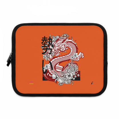 Laptop Sleeve: Dragons Orange