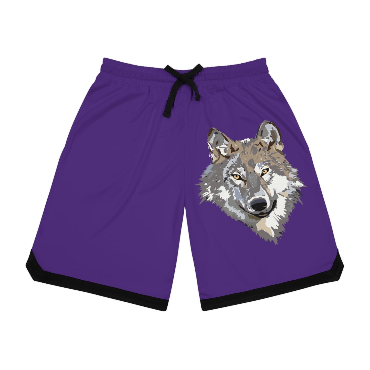 Basketball Rib Shorts: Wolves Purple