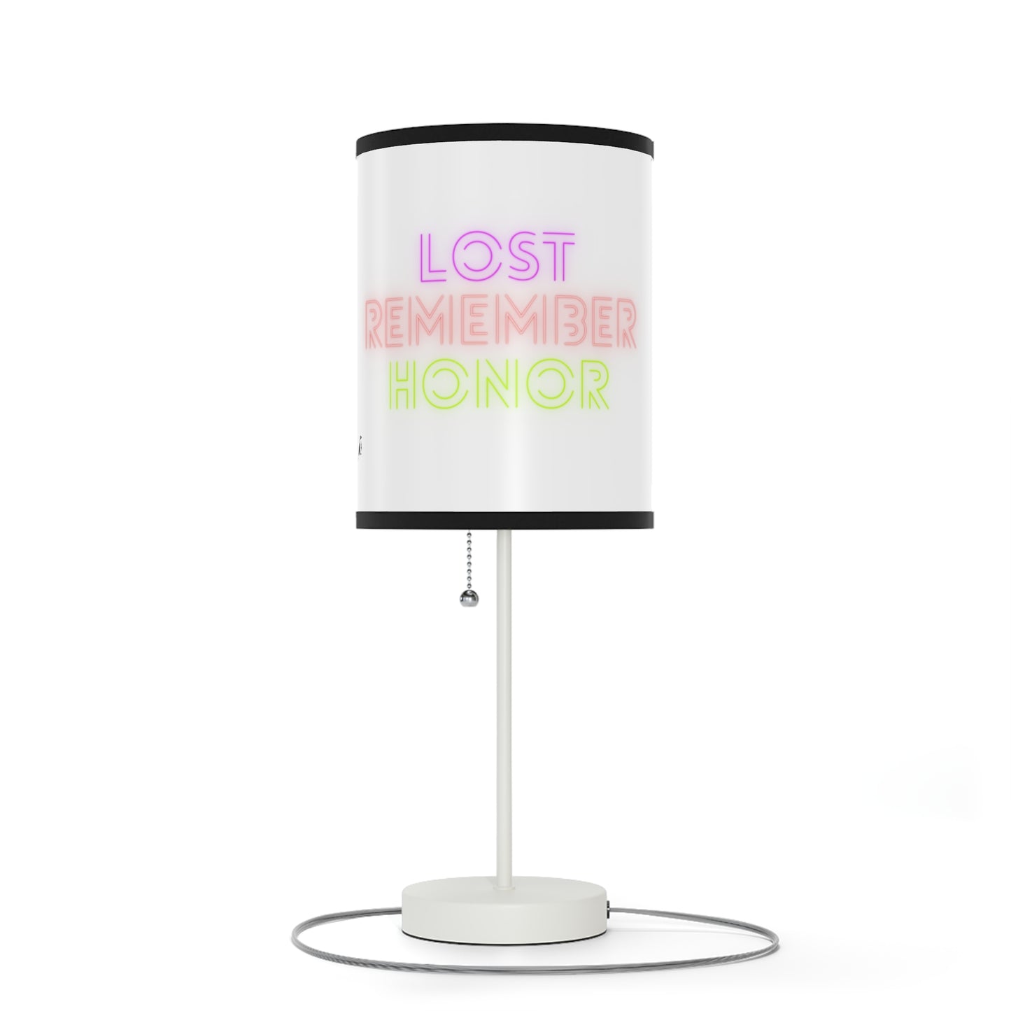 Lamp on a Stand, US|CA plug: Wrestling White