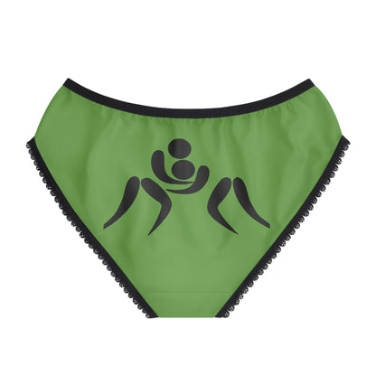 Women's Briefs: Wrestling Green