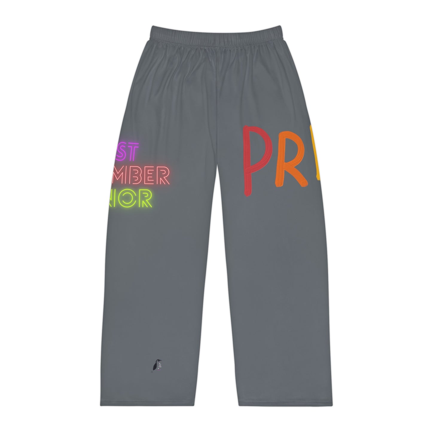 Men's Pajama Pants: LGBTQ Pride Dark Grey