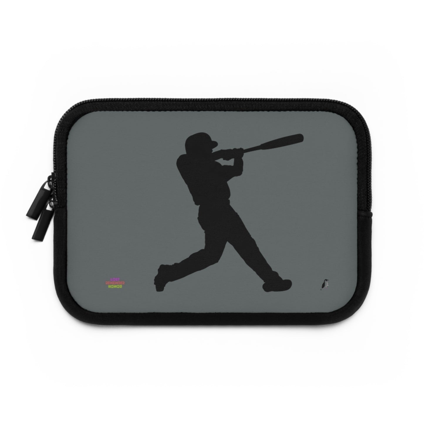 Laptop Sleeve: Baseball Dark Grey