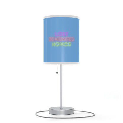 Lamp on a Stand, US|CA plug: Baseball Lite Blue