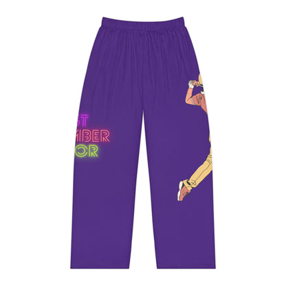 Women's Pajama Pants: Golf Purple