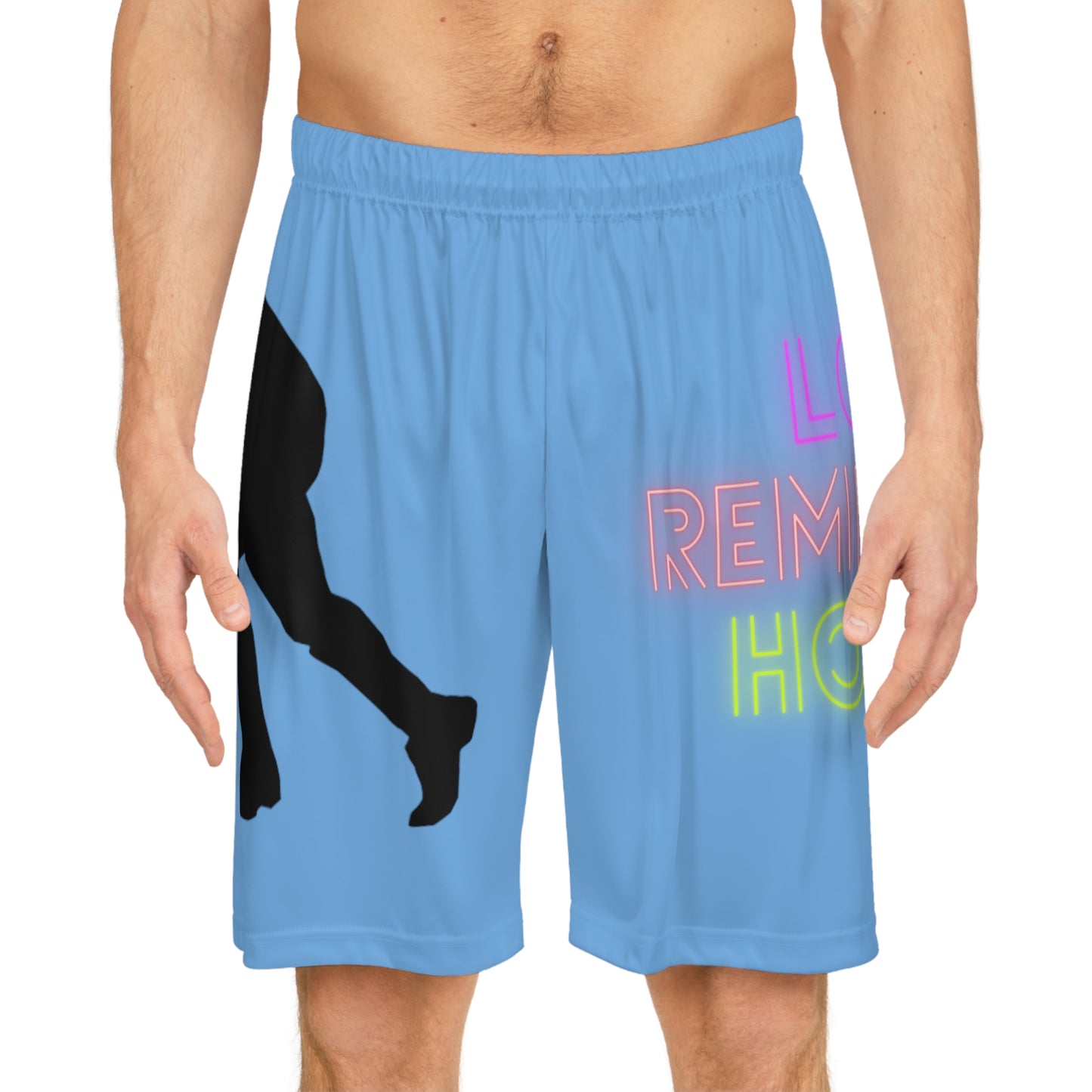 Basketball Shorts: Hockey Lite Blue