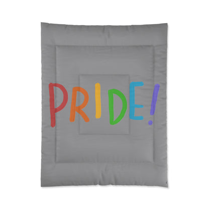 Comforter: LGBTQ Pride Grey