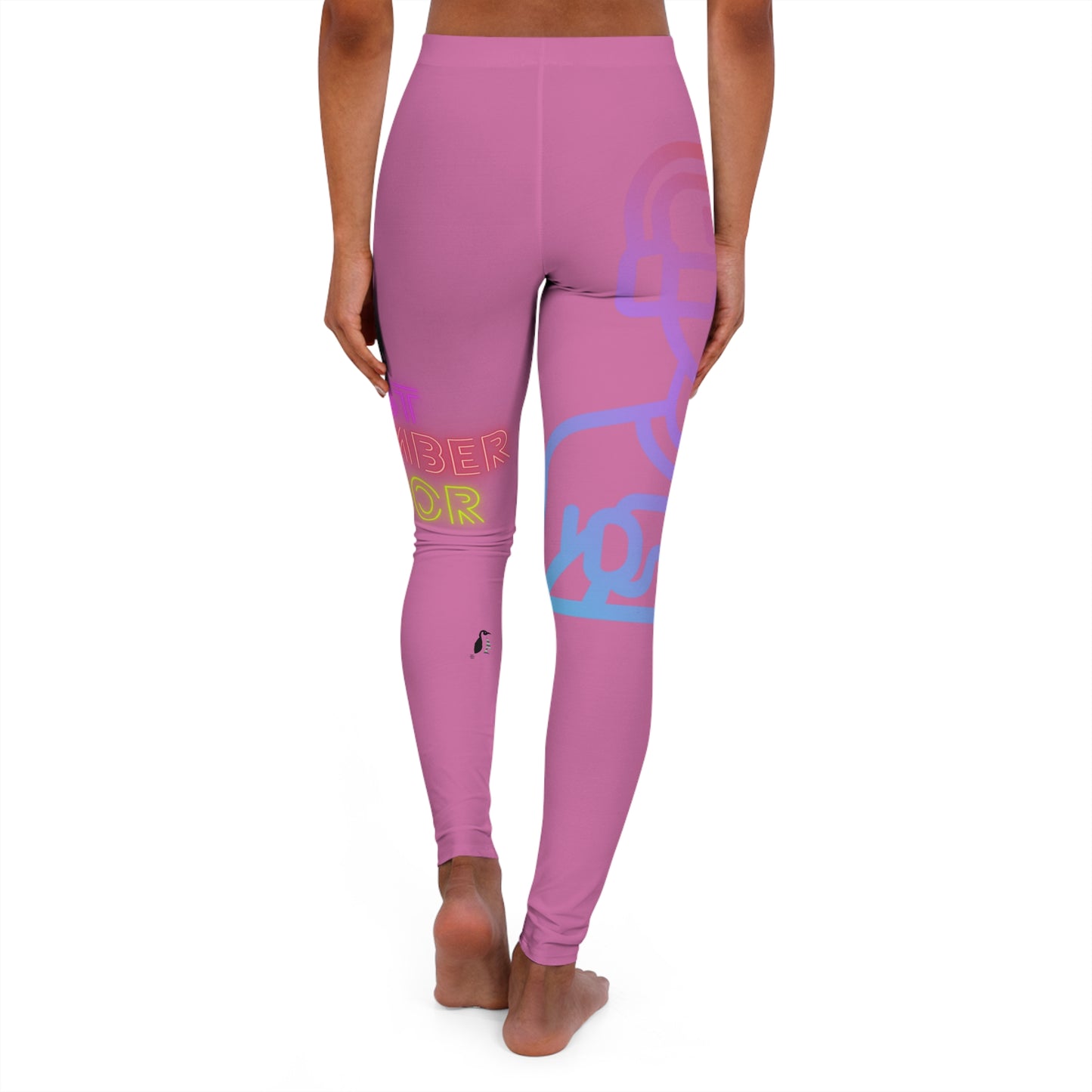 Women's Spandex Leggings: Gaming Lite Pink