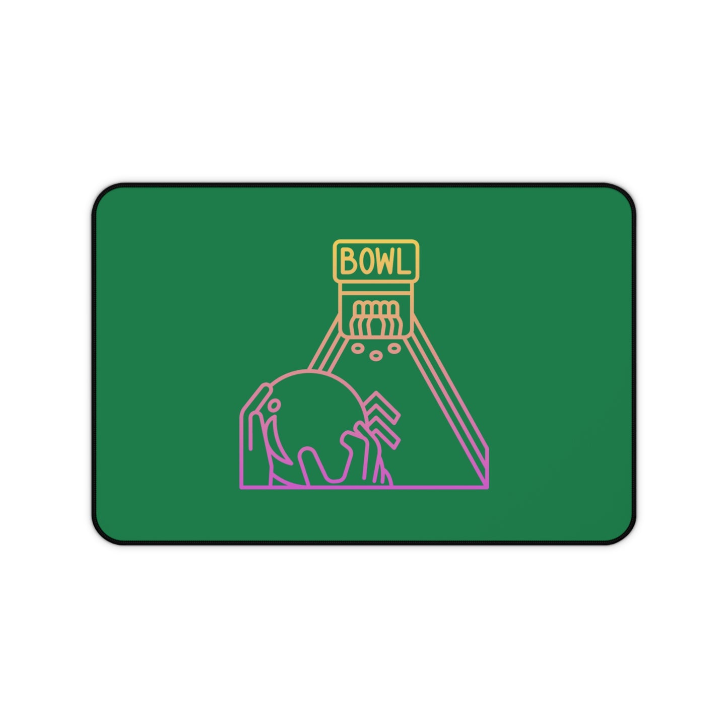 Desk Mat: Bowling Dark Green