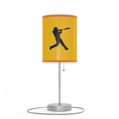 Lamp on a Stand, US|CA plug: Baseball Yellow