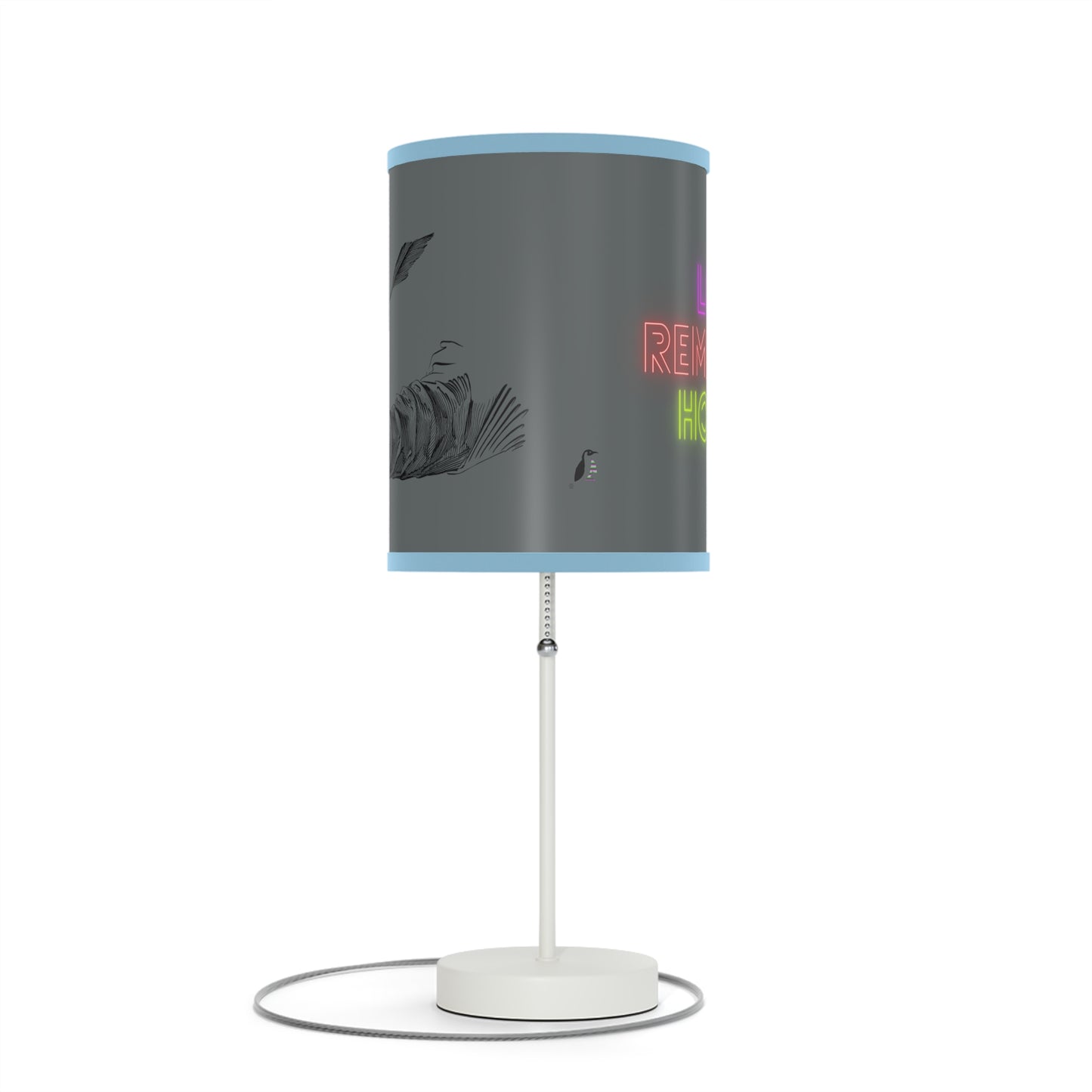 Lamp on a Stand, US|CA plug: Writing Dark Grey